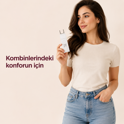ModaBelt Esnek Tokasız Kadın Kemeri
